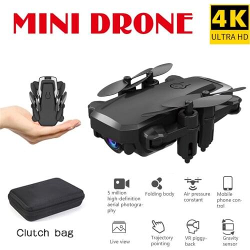 HJ03 Foldable Quadcopter Drone WIFI FPV 720P/1080P/4K HD Camera Mini RC Drone Aerial Photography Remote Controller Drone