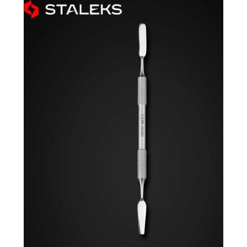 STALEKS Stainless Steel Non-slip Dead Skin Push Not Hurt Nails And Profeession Exfoliating Nail Tools Cuticle Pusher PE-40-1
