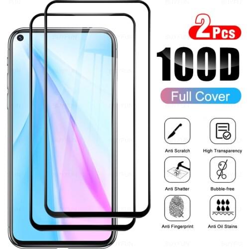 2Pcs Full Cover Protective Glass For VIVO Y30 Tempered Protection Glass For VIVOY30 Y 30 6.47" 1938 Phone Screen Protector Film