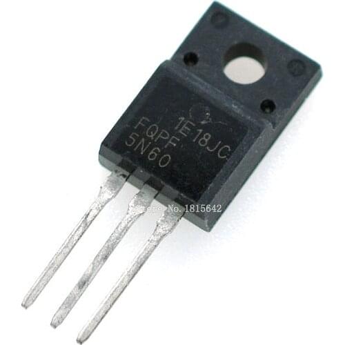 10PCS FQPF5N60C TO-220F FQPF5N60 5N60C 5N60 TO220 TO-220 new MOS FET transistor