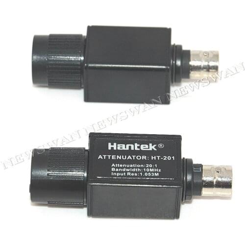 2PCs Hantek Attenuator 1008C Oscilloscope Signal Passive Attenuator HT201 20:1 Passive Attenuator 300V Max For Pico