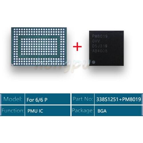 5pair/lot 338S1251-AZ/U1202 + PM8019/U_PMICRF for iphone 6/6plus PMIC main power and baseband PMU IC Chip
