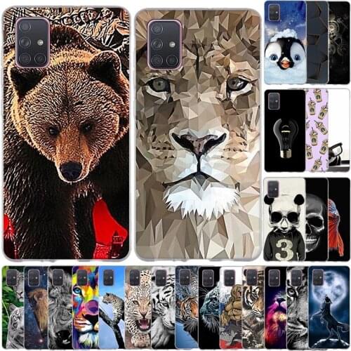 For Samsung Galaxy A71 Case Soft TPU Silicon Phone Back Cover For Samsung A71 Case Etui Protective Bumper Fundas Coque Capas