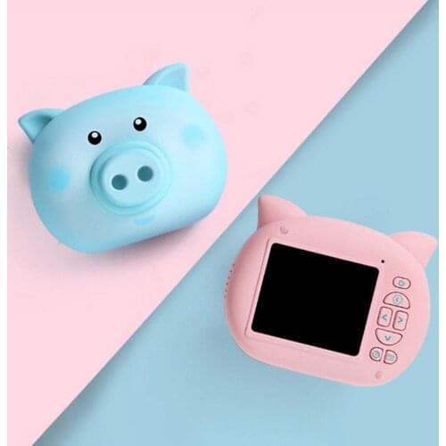 8G/16G/32G Memory Card Digital Camera 1200W Pixel 2.3 Inch HD Screen Sports HD Camera Cartoon Mini Pig SLR Toy
