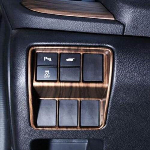 For Honda CRV CR-V 2017 2018 2019 2020 2021 ABS Console Headlight Switch Buttons Frame Decoration Cover Trim Decoration