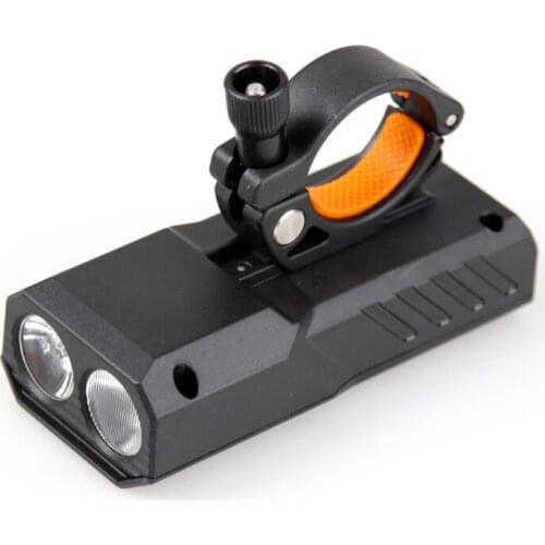 New Cycling Headlight Waterproof USB Rechargeable Six Modes Handlebar Light IP63 Waterproof 2400mah Bicycle Light Wide View