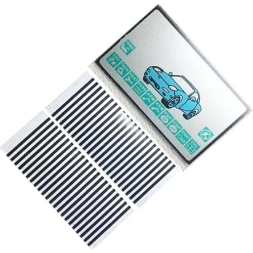 Russian A9 Lcd Display Flexible Cable for 2-way Car Alarm Starline A9 A8 Remote Control Keychain KGB FX-5 FX5 FX 5 Zebra Stripes