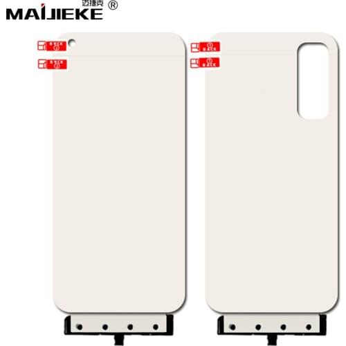 2PCS HD Clear Front Back Hydrogel Gel Film For Oppo Reno 5 pro Nano Screen Protector+Fix tools for Oppo reno 5 pro+ Gel Film