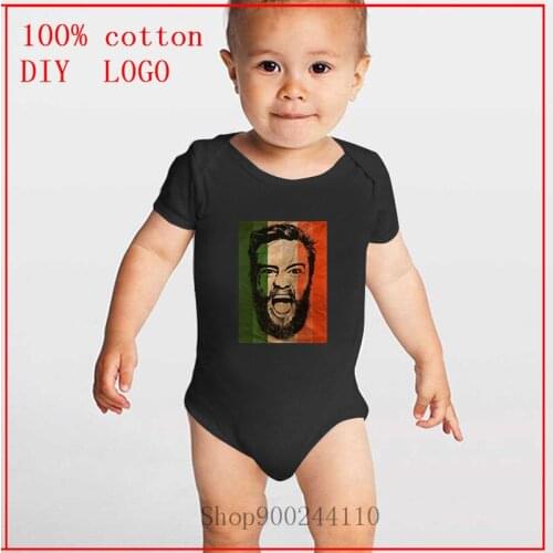 Connor Mcgregor printing Bodysuits Baby Newly 100% Cotton Newborn Print Body Suit Fashion Summer Children Girl Boy Short Sleeve