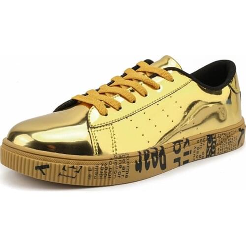 Size 36-47 Couple men Tennis Shoes Hot 2019 New Arrival Summer Comfort Sneaker Stable Non-slip Gold Black Silver Gym Sport Shoes