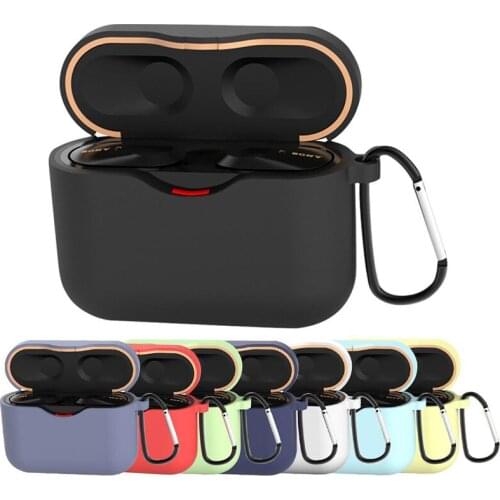 Soft Silicone Protective Colorful Case for Sony WF-1000XM3 Wireless Headphones Earphones Full Protector Cover Bag Accessory