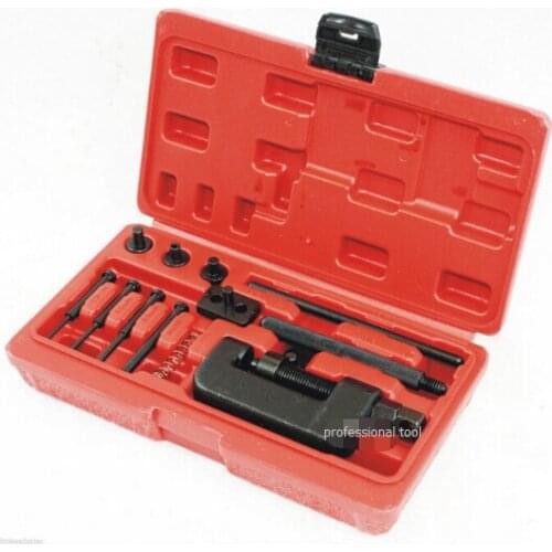 Wholesale 5pcs DIY Professional Motorcycle Moto Bike Cam Chain Breaker & Splitter Riveter Riveting Auto Repair Tool Set