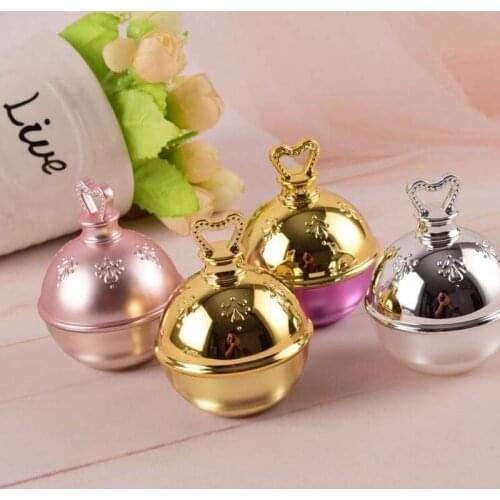 New 5g 10g Princess Heart Korean Skin Care Cream Pot Empty Face Oil Blush Eye Black Mask Peeling Lip Balm Storage Container Jars