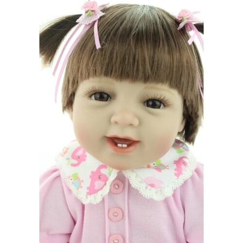 NPKCOLLECTION 2015 NEW hot sale lifelike reborn baby doll rooted human hair fashion doll Christmas gift lovely gifts kids toys