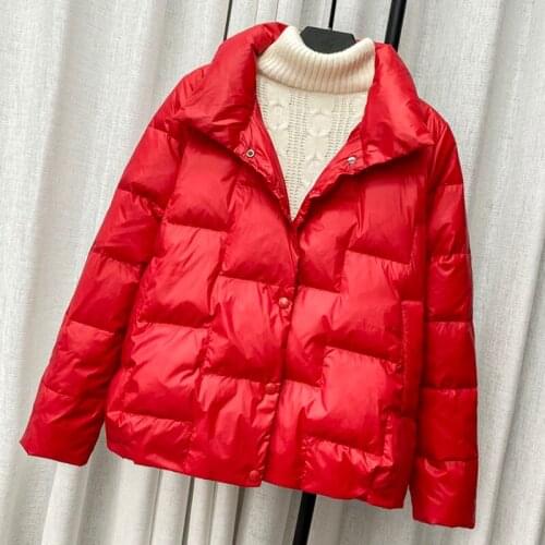 2021 New Winter Down Jacket Women Puffer Jacket Light Slim Warm Down Coats Female Casual Tops Winter Plus Size Parka for Women