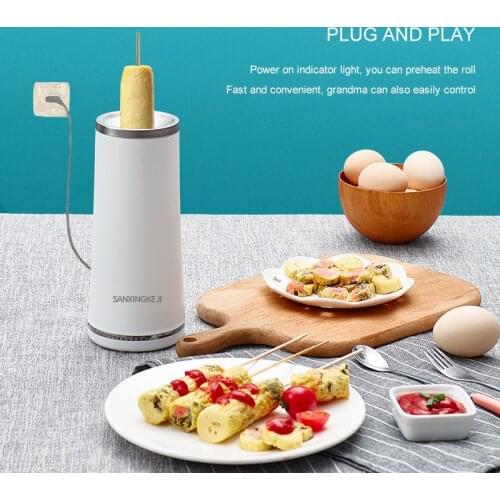Portable Breakfast Machine Automatic Eggs Roll Maker Mini Electric Cup Omelette Cooking Tools Eggmaster Sausage Burrito New 2020