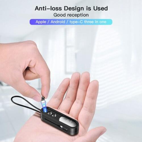 Spherical Magnetic Three-in-one Data Cable 540° Rotation Magnetic Data Cable For Apple Android TC Charging Cable