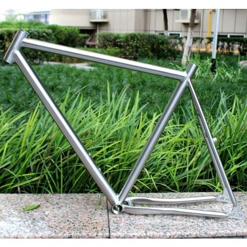 Titanium single speed bike frame 700C Ti track bike frame V brake