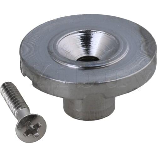 Yibuy High Metal Bass Guitar String Tree Retainer Disc Style