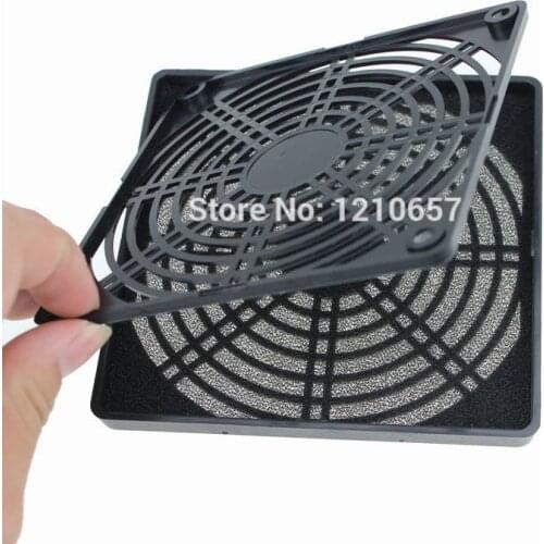 20PCS LOT For DC Fan Black Dustproof Dust Filter 120mm x 120mm