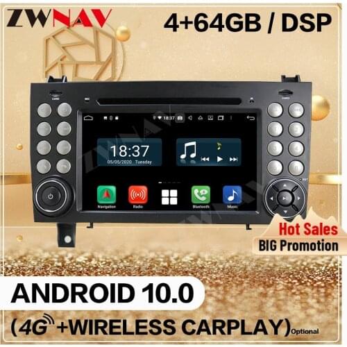 4+128G 2 din For Benz SLK Class R171 2000 2001 2002 2003-2008 W171 2008 2009 2010 2011 Android 10 Audio Radio GPS Navi Head Unit