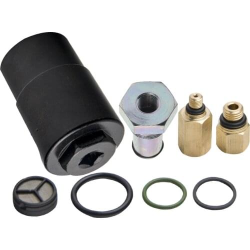 4Pcs 6.0L for Ford Powerstroke IPR Valve Socket +Air Test Fitting +Fuel Rail Adapter