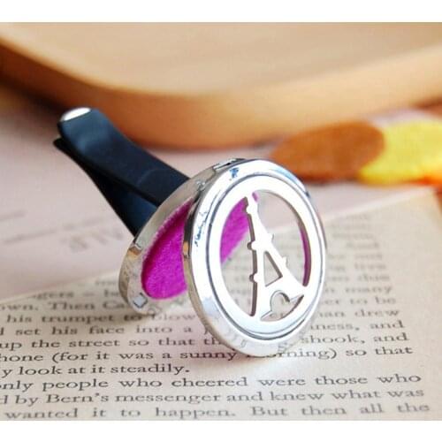1pc Essential Oil Car Air Vent Fresh Diffuser Aromatherapy Stainless Steel