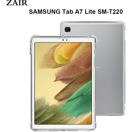 Tablet case for Samsung Galaxy Tab A7 Lite 8.7'' Silicone soft shell TPU Airbag cover Transparent protection for SM-T220 SM-T225