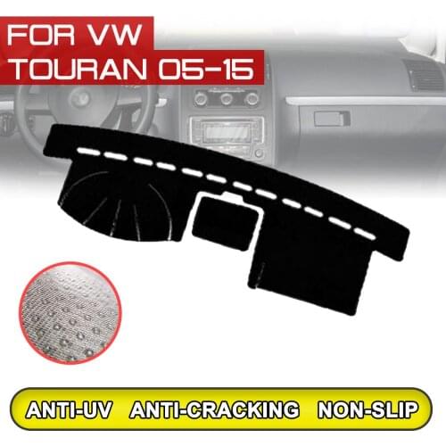 For Volkswagen Touran 2005 2006 2007 2008 2009-2015 Car Dashboard Mat Anti-dirty Non-slip Dash Cover Mat UV Protection Shade