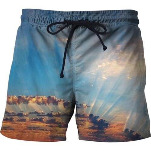 2021 Summer Mens 3D Printed Beach Shorts Running Sports Workout Shorts for Men Quick Dry Training Gym Athletic Mens Shorts