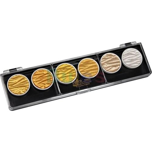 Coliro Artist Mica Watercolor Paint Bundle - M700, M740, M770 - Made in Germany by Finetec GmbH, Art supplies