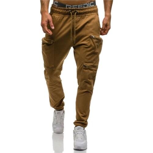 Autumn mens pants hip hop harem jogger pants 2021 new mens trousers mens jogging Harajuku overalls multi-pocket pants sweatpa