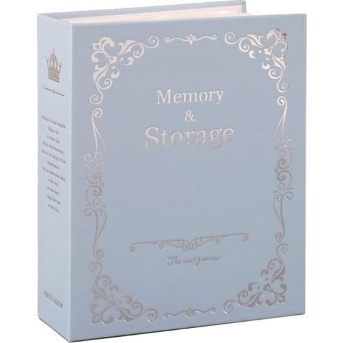 QX2E 6 Inch 100 Pockets Photo Album Picture Storage Scrapbooking Case Frame for Kids