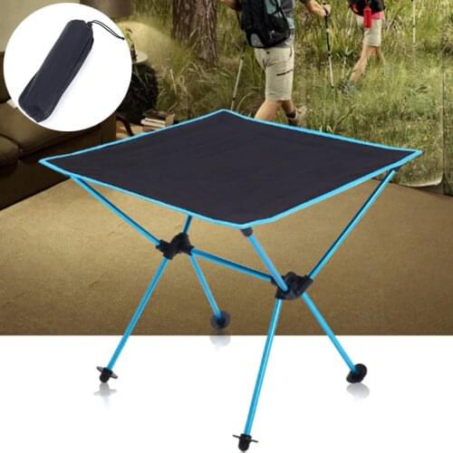 Outdoor Folding Camping Table Aluminium Alloy Picnic Table Portable Camping Equipment Tools Waterproof For Hiking Travel BBQ