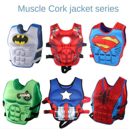 Kids Life Jacket Chaleco Salvavidas Cartoon Pattern Arm Ring Buoyancy Vest Swimming Assisted Buoyancy Sleeves Free