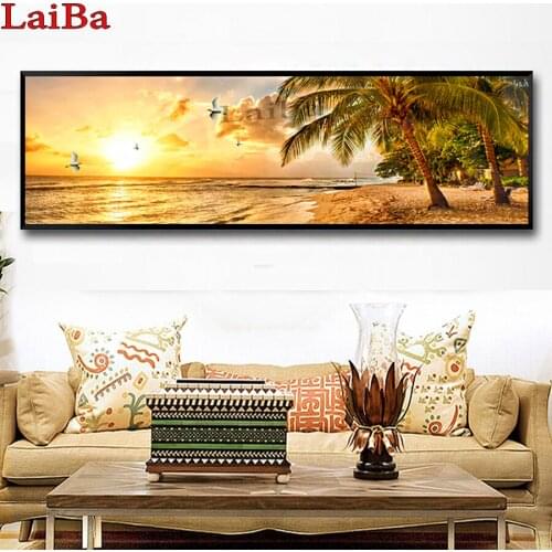 Sunsets Natural Sea Beach Landscape Newest,5D DIY Diamond Painting Cross Stitch picture diamond embroidery Mosaic 5d home decor