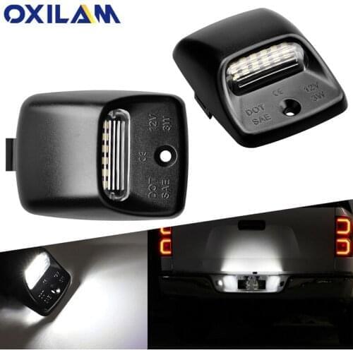 LED Number License Plate Light Error Free Car License Plate Lamp White for Toyota Tacoma 2005-2015 for Toyota Tundra 2000-2013