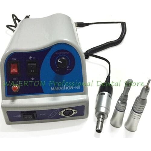 Dental polisher Micromotor N8 Marathon Polishing with Straight & Contra Angle Handpiece low speed