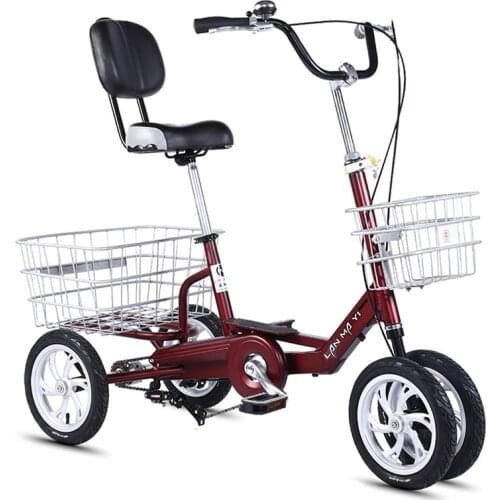 12/14 inch bike aluminum alloy frame Popular bicycle for adult city BMX Middle-aged and elderly bicycles