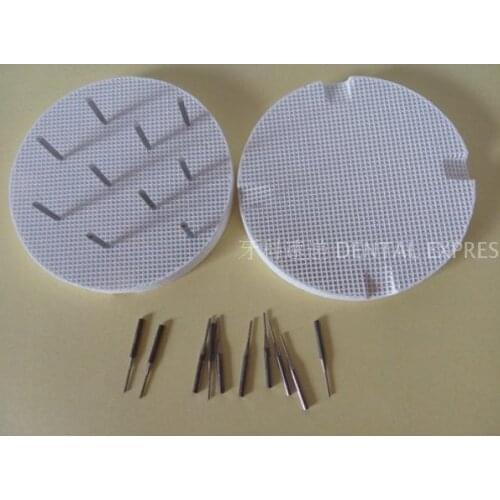4pcs Dental Lab Honeycomb Firing Trays 4pcs with 40 Metal Pins Hot sale