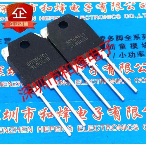 5PCS 50T65FD1 SGT50T65FD1PN IGBT 50A 650V TO-3P 100% New&original