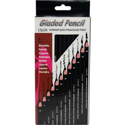 7Sets Drawing Pencil Set Wooden Professional Art Supplies2H H F B HB 2B 3B 4B 5B 6B 7B 8B Sketch Pencils Art Painting Stationery