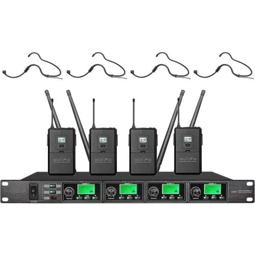 Bolymic Wireless Headwet Microphone Karaoke System Professional UHF stage wireless Mics condenser Microphone Mikrofon For speech