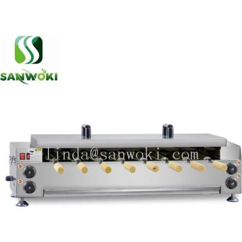 Electric Chimney roll doughnut machine Chimney cake machine Kurtos Kalacs machine Chimney Bread Roll Baking Machine 110v 220v