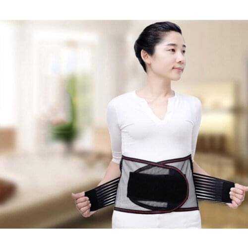 Summer belt steel ultra-thin breathable waist waist to take off both men and women health care fixed mesh belt
