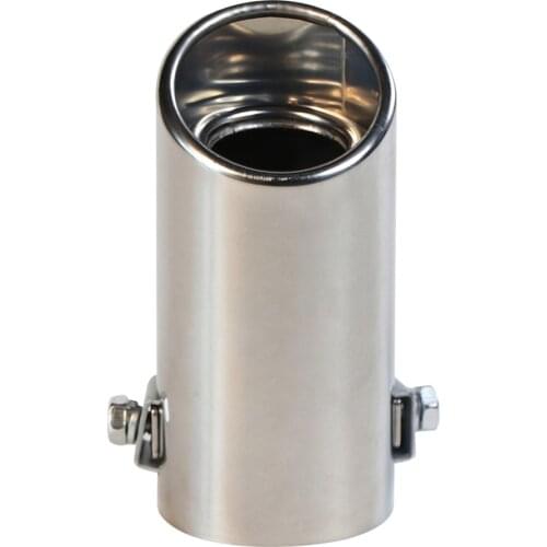 SALE Car Auto Vehicle Chrome Exhaust Pipe Tip Muffler Steel Stainless Trim Tail Tube Car Rear Tail Throat Liner Car Accessories