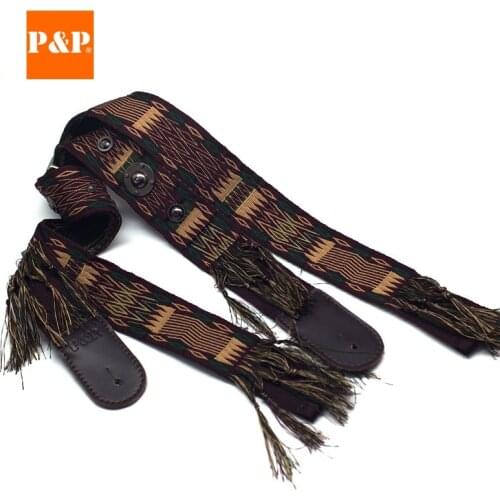 New Guitar Strap Indian Style Strap Musical Instrument Accessories Adjustable Electric Guitar Strap Acoustic Guitar Strap