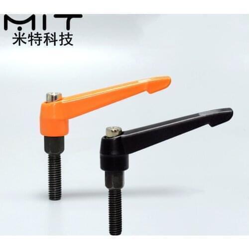1pc M8 Adjustable Handle Lever Clamping Handles Thread Metal Knob Machinery Tools