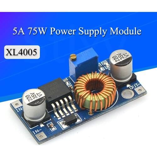 5A 75W XL4005 DSN5000 Beyond LM2596 DC-DC adjustable step-down power Supply module Large current Large power