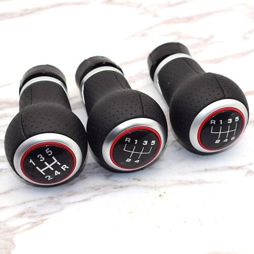 Manual 5/6 Speed Car Gear Shift Knob Lever Stick Pen Handle Head For Audi A4 S4 B8 8K A5 8T Q5 8R S Line 2007-2014 2015